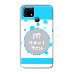 Bluish Customized Printed Back Cover for Realme Narzo 30A