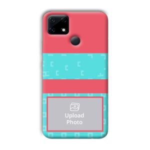 Bluish Pattern Customized Printed Back Cover for Realme Narzo 30A