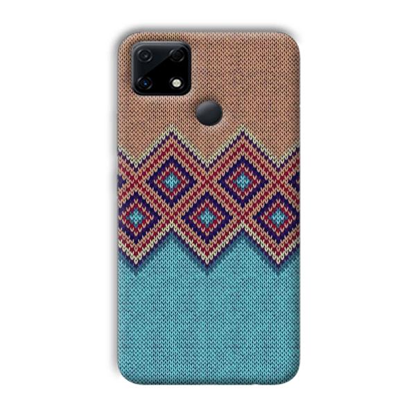 Fabric Design Phone Customized Printed Back Cover for Realme Narzo 30A