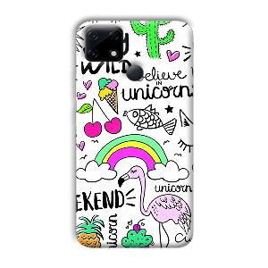 Stay Wild Phone Customized Printed Back Cover for Realme Narzo 30A