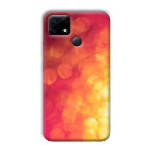 Red Orange Phone Customized Printed Back Cover for Realme Narzo 30A