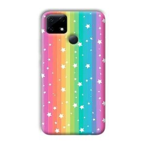 Starry Pattern Phone Customized Printed Back Cover for Realme Narzo 30A