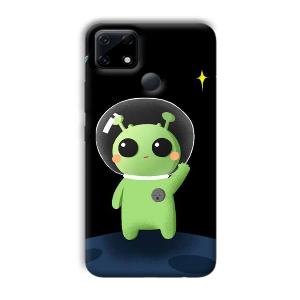 Alien Character Phone Customized Printed Back Cover for Realme Narzo 30A