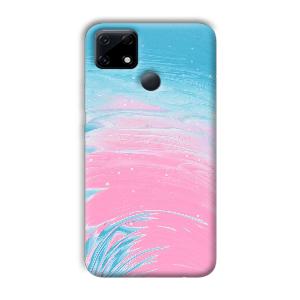 Pink Water Phone Customized Printed Back Cover for Realme Narzo 30A
