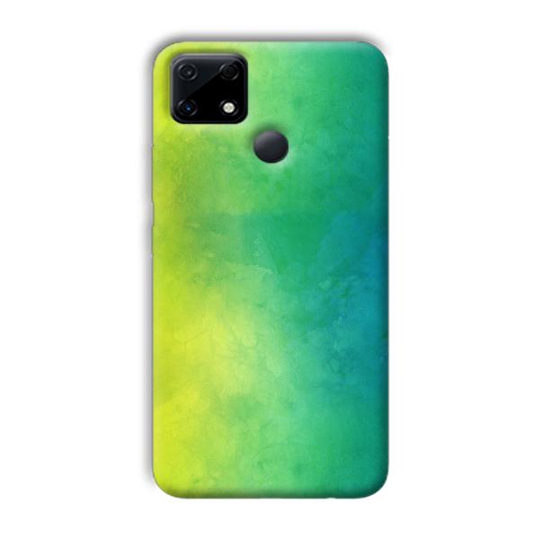 Green Pattern Phone Customized Printed Back Cover for Realme Narzo 30A