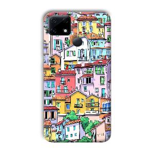 Colorful Alley Phone Customized Printed Back Cover for Realme Narzo 30A