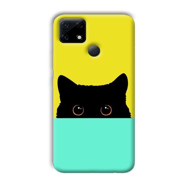 Black Cat Phone Customized Printed Back Cover for Realme Narzo 30A