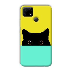 Black Cat Phone Customized Printed Back Cover for Realme Narzo 30A