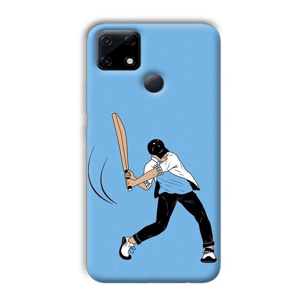 Cricketer Phone Customized Printed Back Cover for Realme Narzo 30A