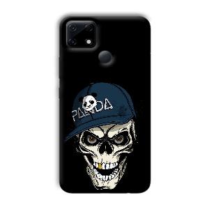 Panda & Skull Phone Customized Printed Back Cover for Realme Narzo 30A