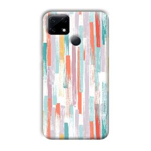 Light Paint Stroke Phone Customized Printed Back Cover for Realme Narzo 30A