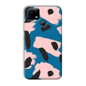 Black Dots Pattern Phone Customized Printed Back Cover for Realme Narzo 30A