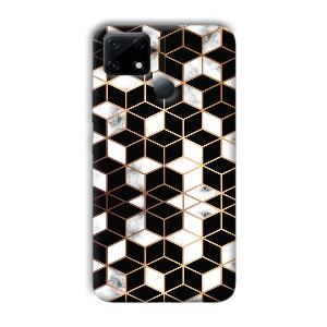 Black Cubes Phone Customized Printed Back Cover for Realme Narzo 30A