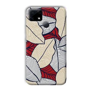 Leafy Pattern Phone Customized Printed Back Cover for Realme Narzo 30A