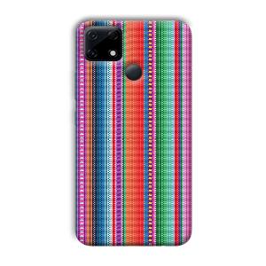Fabric Pattern Phone Customized Printed Back Cover for Realme Narzo 30A