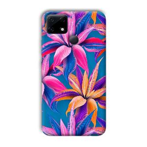 Aqautic Flowers Phone Customized Printed Back Cover for Realme Narzo 30A