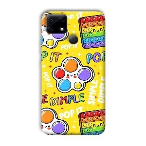Pop It Phone Customized Printed Back Cover for Realme Narzo 30A