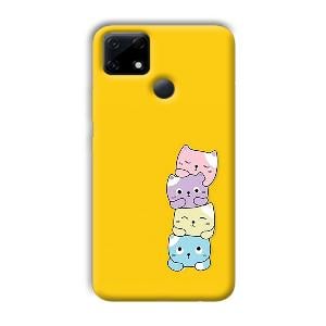 Colorful Kittens Phone Customized Printed Back Cover for Realme Narzo 30A