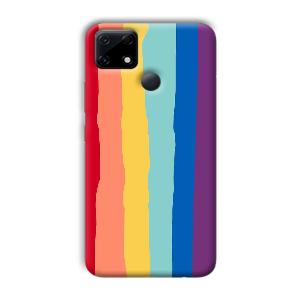 Vertical Paint Phone Customized Printed Back Cover for Realme Narzo 30A