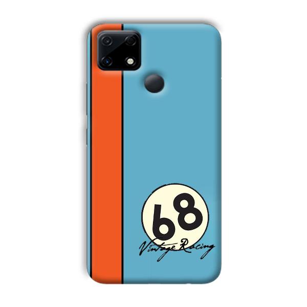 Vintage Racing Phone Customized Printed Back Cover for Realme Narzo 30A