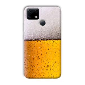 Beer Design Phone Customized Printed Back Cover for Realme Narzo 30A