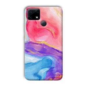 Water Colors Phone Customized Printed Back Cover for Realme Narzo 30A