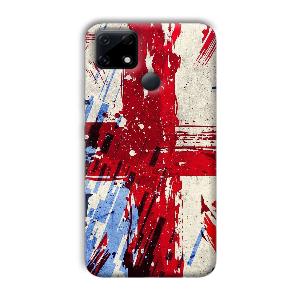 Red Cross Design Phone Customized Printed Back Cover for Realme Narzo 30A