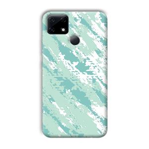 Sky Blue Design Phone Customized Printed Back Cover for Realme Narzo 30A
