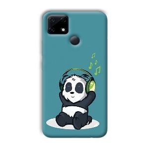 Panda  Phone Customized Printed Back Cover for Realme Narzo 30A