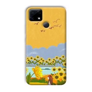 Girl in the Scenery Phone Customized Printed Back Cover for Realme Narzo 30A