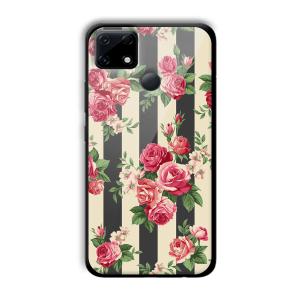 Wall of Flowers Customized Printed Glass Back Cover for Realme Narzo 30A
