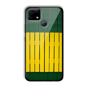 Yellow Fence Customized Printed Glass Back Cover for Realme Narzo 30A