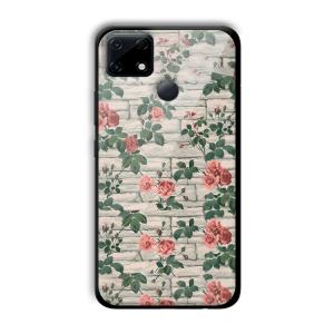 Flowers Customized Printed Glass Back Cover for Realme Narzo 30A