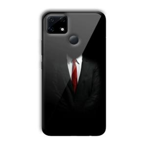 Hitman Customized Printed Glass Back Cover for Realme Narzo 30A