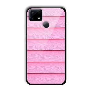 Pink Waves Customized Printed Glass Back Cover for Realme Narzo 30A