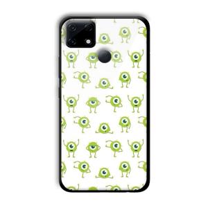 Green Eyes Customized Printed Glass Back Cover for Realme Narzo 30A