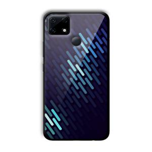 Blue Tiles Customized Printed Glass Back Cover for Realme Narzo 30A