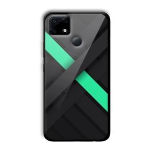 Green Cross Customized Printed Glass Back Cover for Realme Narzo 30A