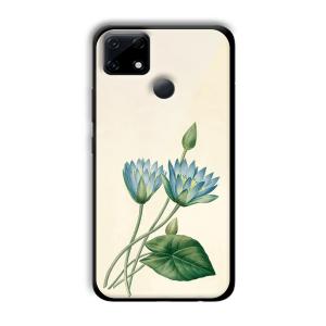 Flowers Customized Printed Glass Back Cover for Realme Narzo 30A