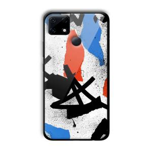 Abstract Graffiti Customized Printed Glass Back Cover for Realme Narzo 30A