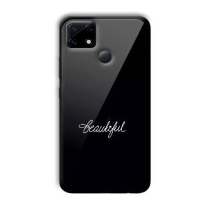 Beautiful Customized Printed Glass Back Cover for Realme Narzo 30A