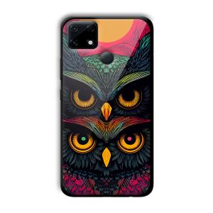 2 Owls Customized Printed Glass Back Cover for Realme Narzo 30A