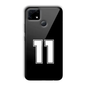 Eleven Customized Printed Glass Back Cover for Realme Narzo 30A