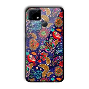 Animal Sketches Customized Printed Glass Back Cover for Realme Narzo 30A