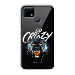 Go Crazy Customized Printed Glass Back Cover for Realme Narzo 30A
