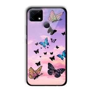 Butterflies Customized Printed Glass Back Cover for Realme Narzo 30A