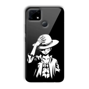 Cool Dude Customized Printed Glass Back Cover for Realme Narzo 30A