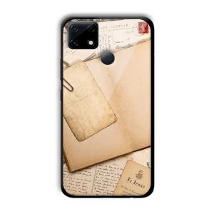 Journal Entry Customized Printed Glass Back Cover for Realme Narzo 30A