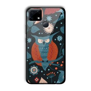 Blue Owl Customized Printed Glass Back Cover for Realme Narzo 30A
