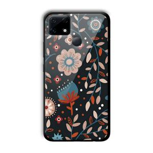 Abstract Art Customized Printed Glass Back Cover for Realme Narzo 30A